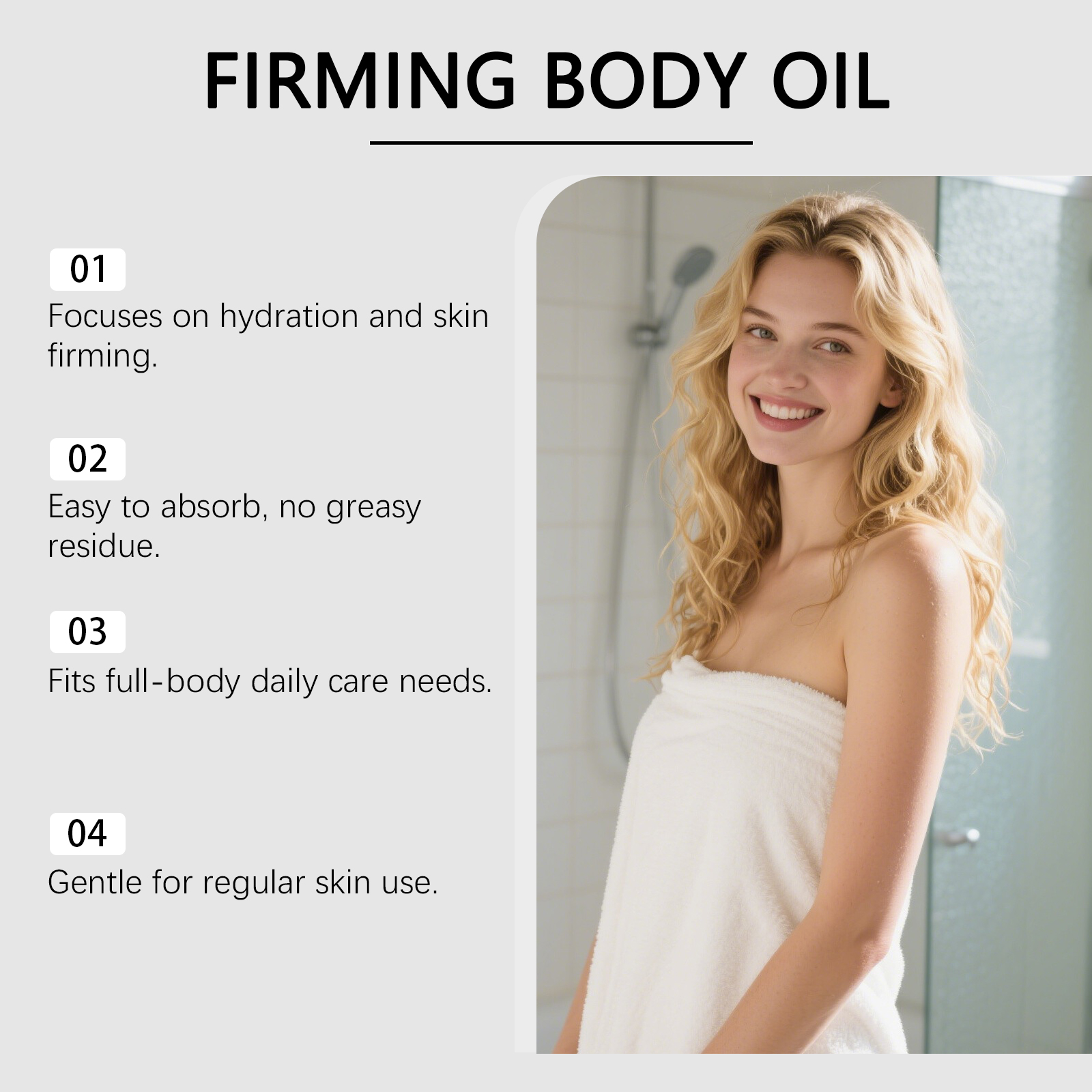 Body Essence Oil Light Texture Moisturizing Soft Nourishing Comfort Daily Skin Whole Body Care