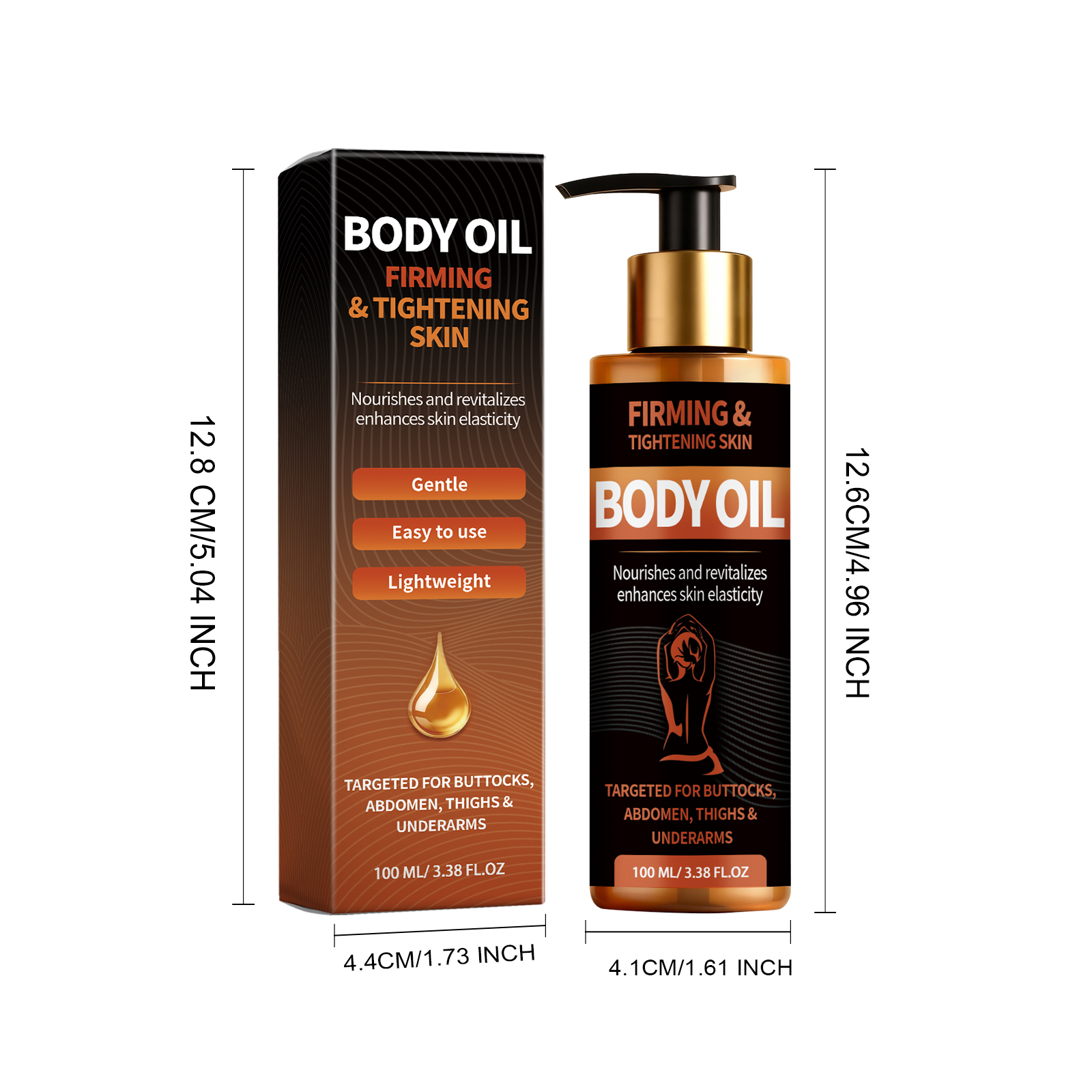 Body Essence Oil Light Texture Moisturizing Soft Nourishing Comfort Daily Skin Whole Body Care