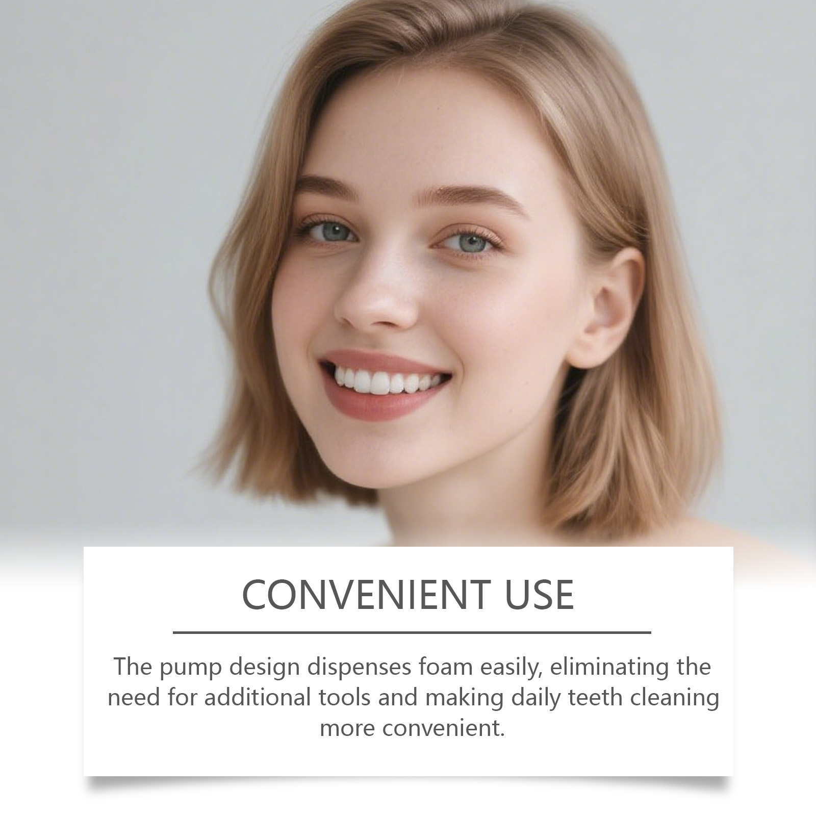 Fresh Toothpaste Mousse Gentle Daily Cleansing Teeth Care Convenient Press Type Dental Cleansing Foam