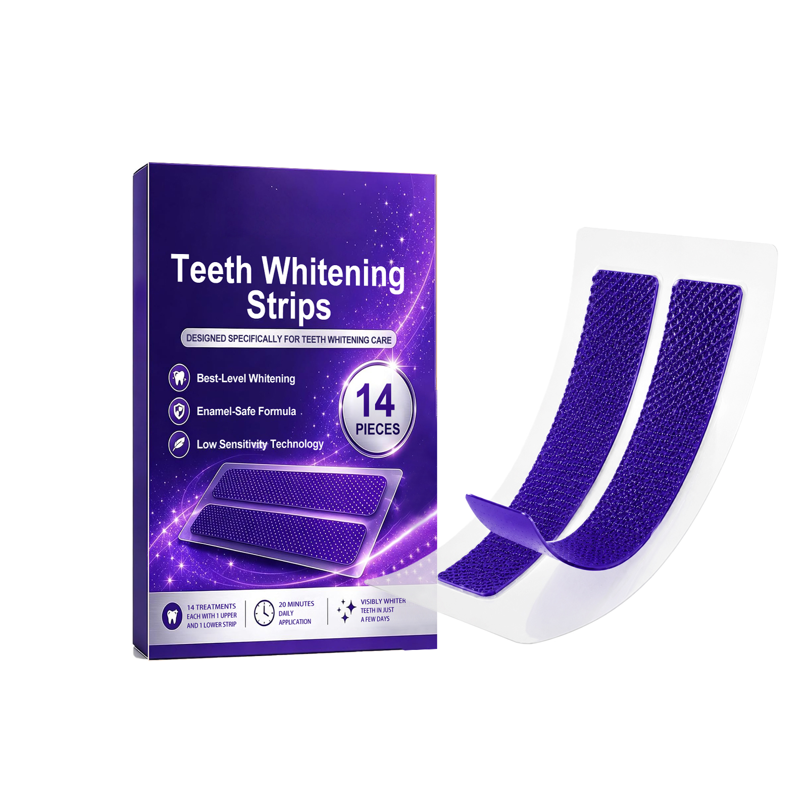 Tooth Care Strips Mild Clean Tooth Surface Protect Oral Cavity Fresh Confident Smile Convenient Care Patch