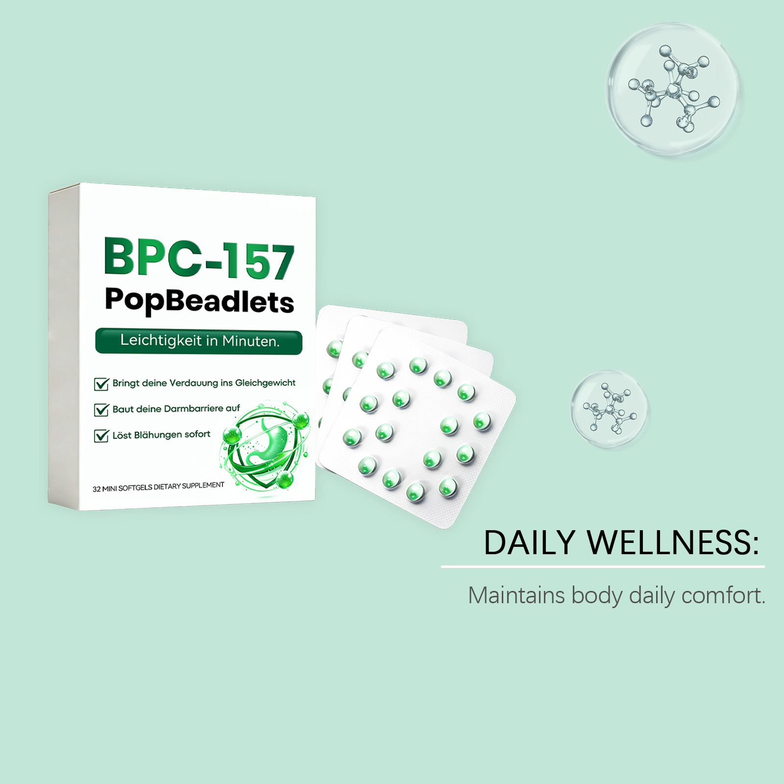 Body Care Microbeads Mild Formula Protect Body Lightly Shape Figure Daily Body Maintenance