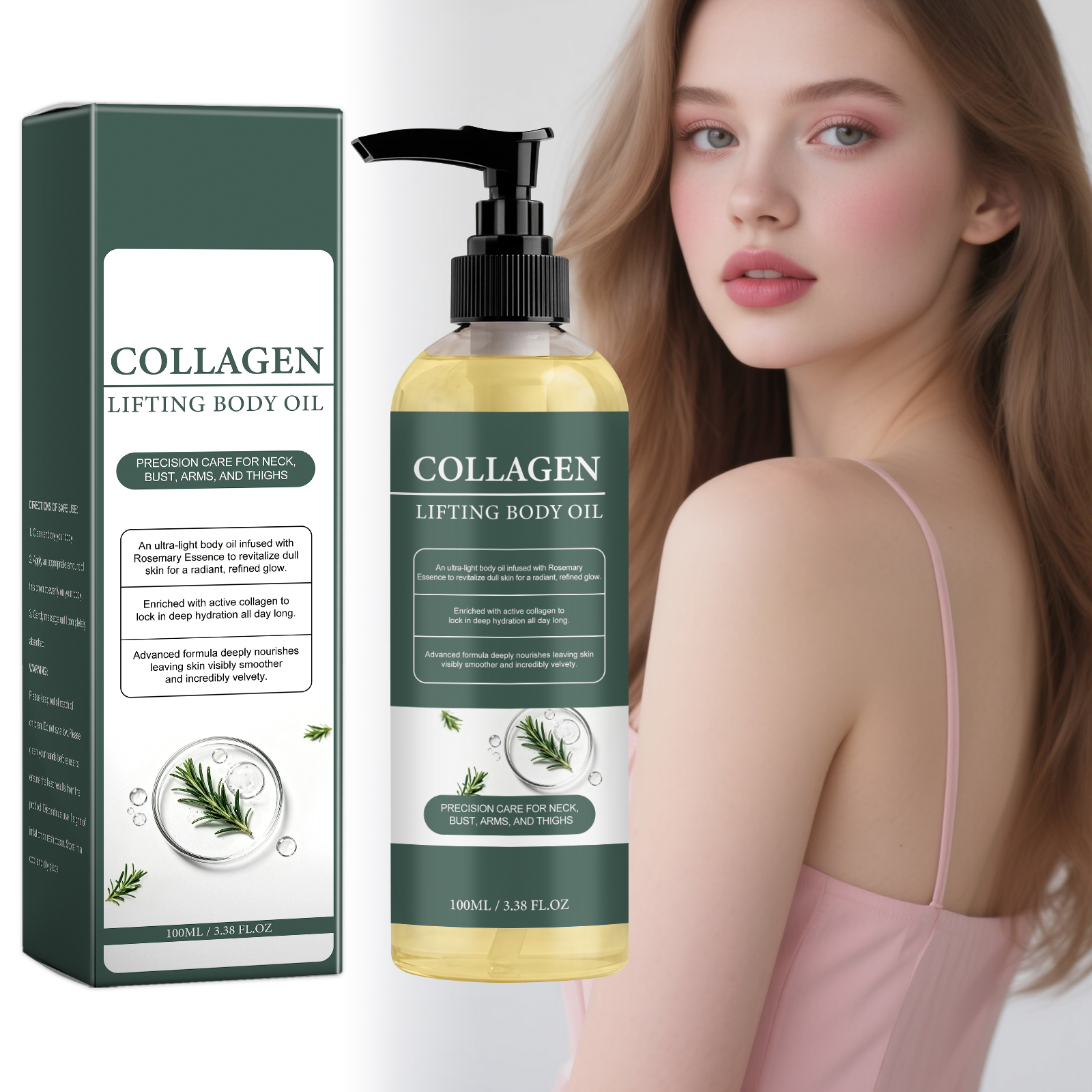 Body Oil Nourishing Soft Hydrating Luminous Lightweight Skin Friendly Quick Absorbing Daily Skin Care For Body