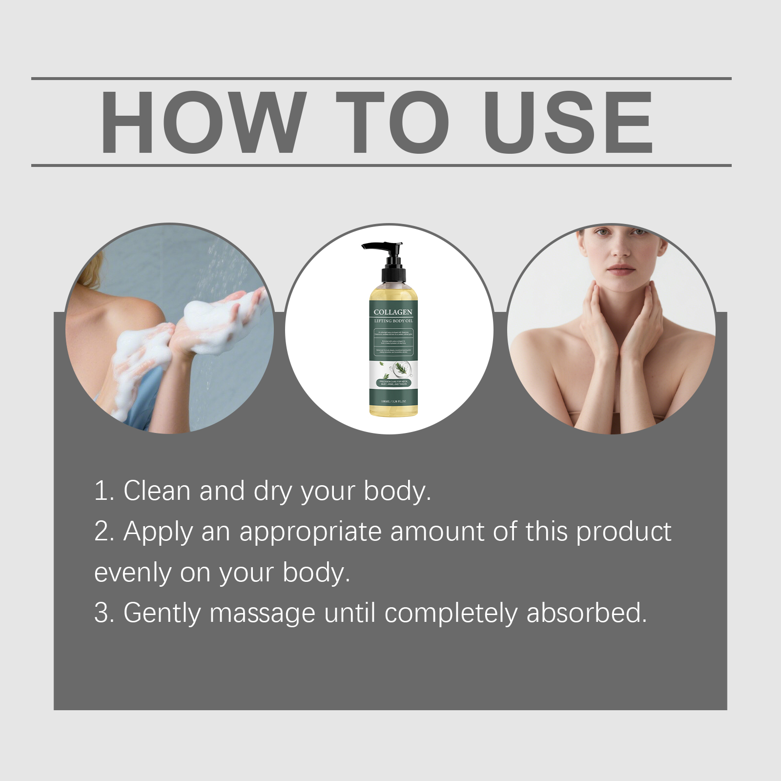 Body Oil Nourishing Soft Hydrating Luminous Lightweight Skin Friendly Quick Absorbing Daily Skin Care For Body