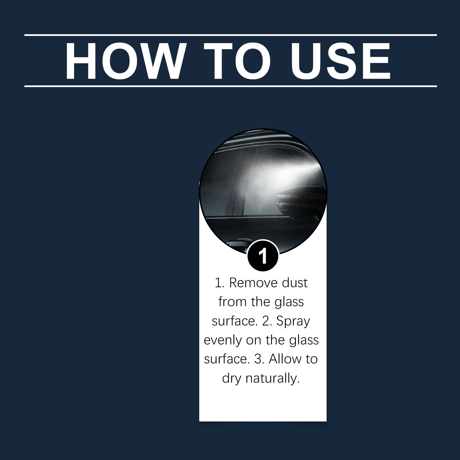 Car Anti Fog Spray Clear Windows In Rainy Days Windshield Rearview Mirror Water