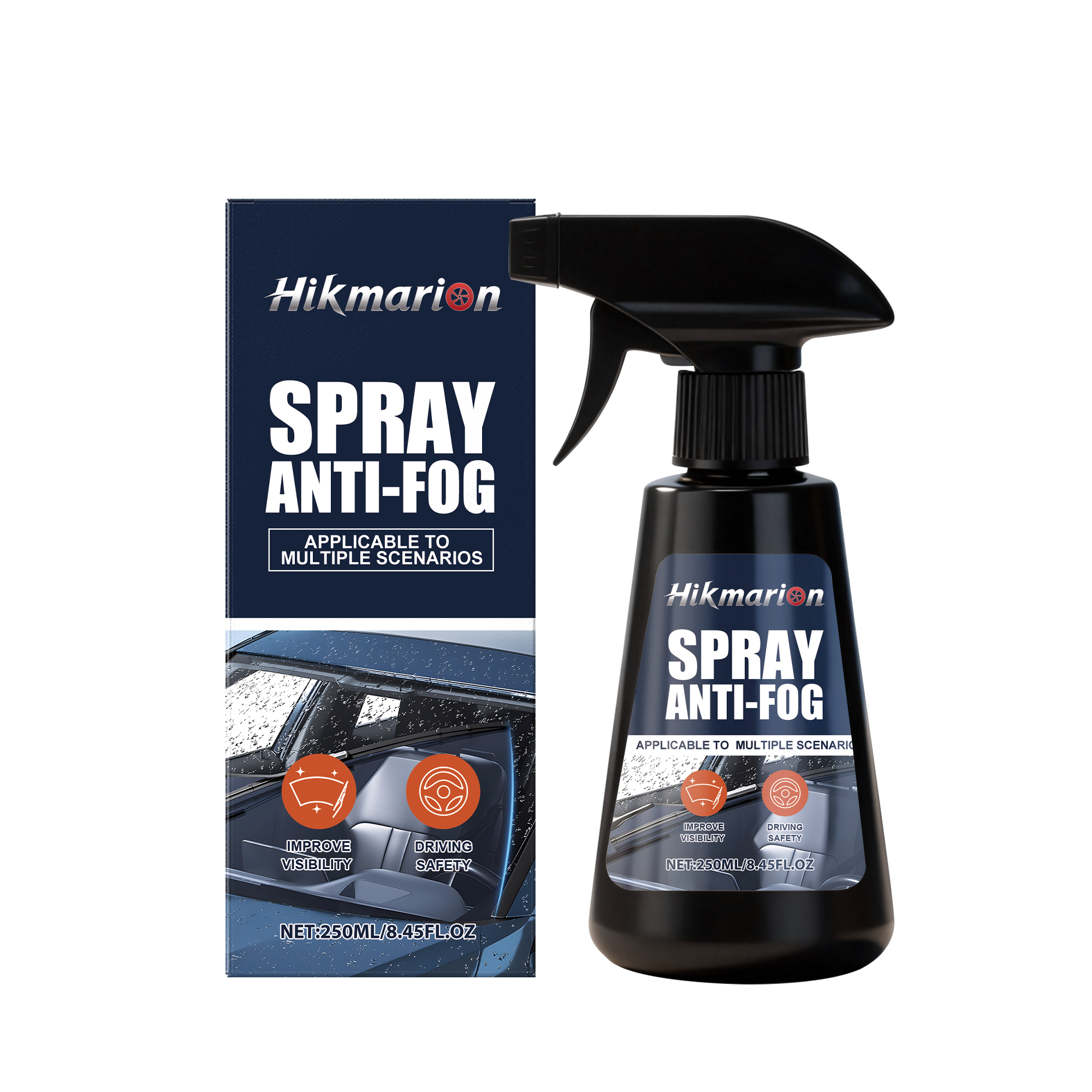 Car Anti Fog Spray Clear Windows In Rainy Days Windshield Rearview Mirror Water