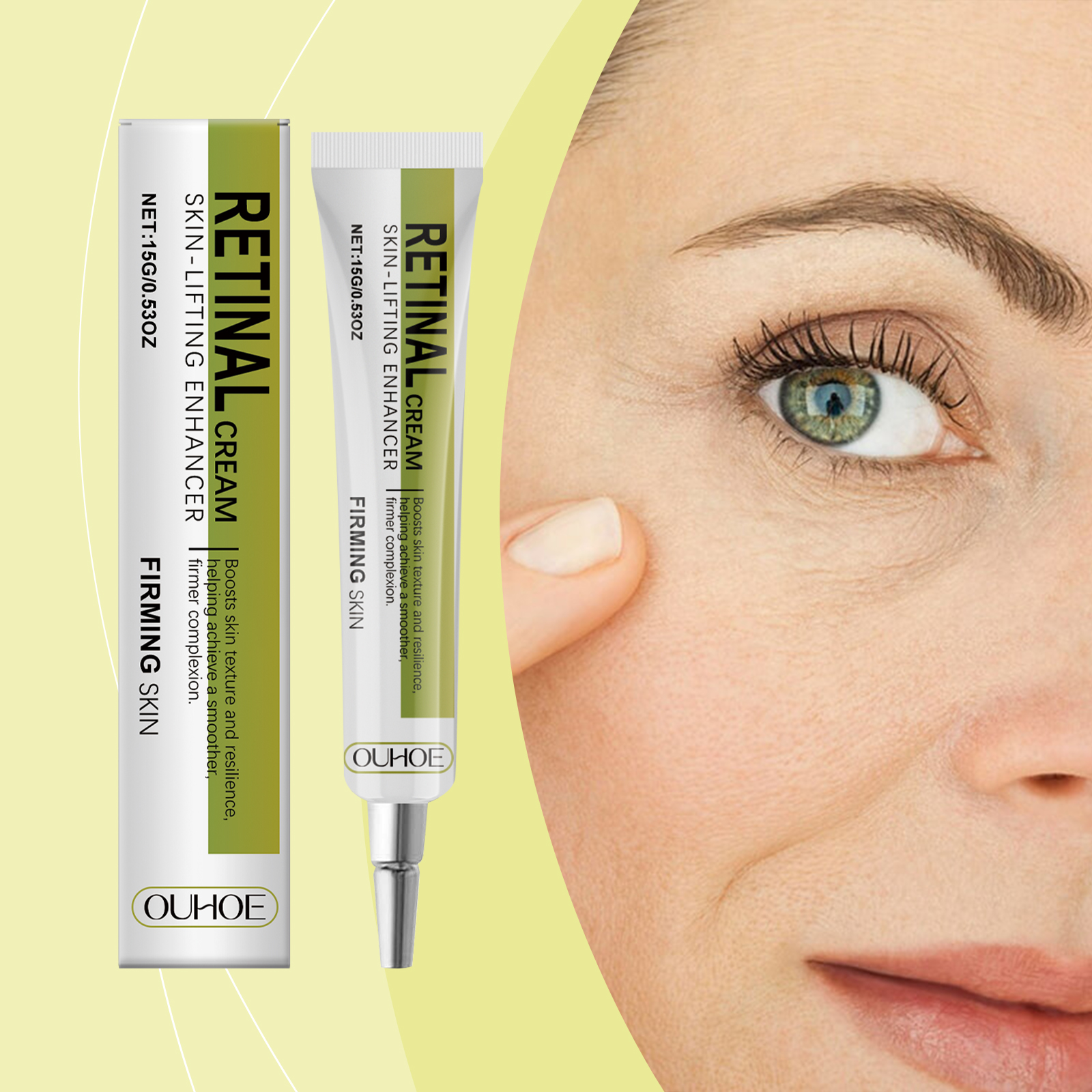 Retinol Brightening Firming Cream Gentle Moisturizing Hydrating Silky Care Facial Skin Care Cream