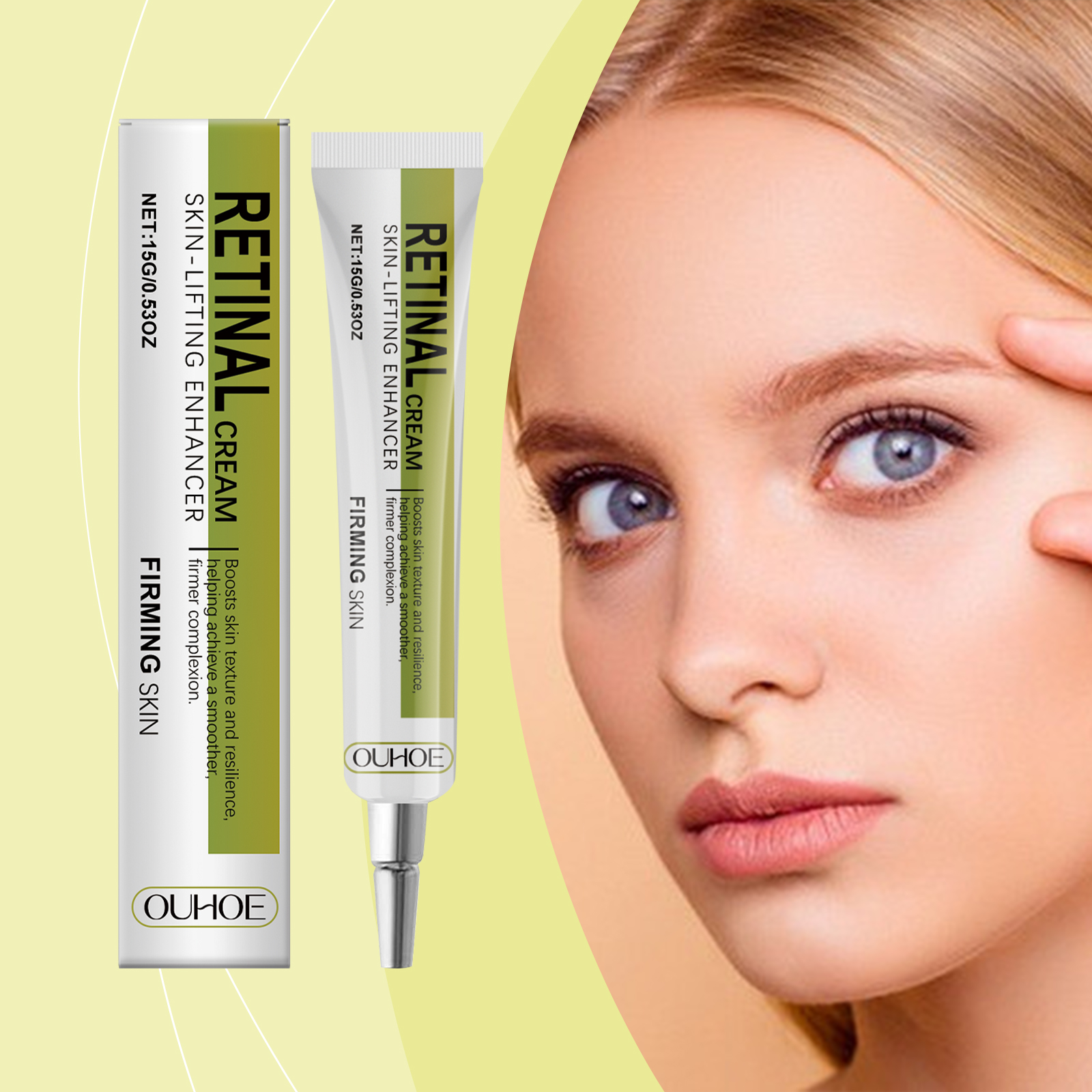 Retinol Brightening Firming Cream Gentle Moisturizing Hydrating Silky Care Facial Skin Care Cream