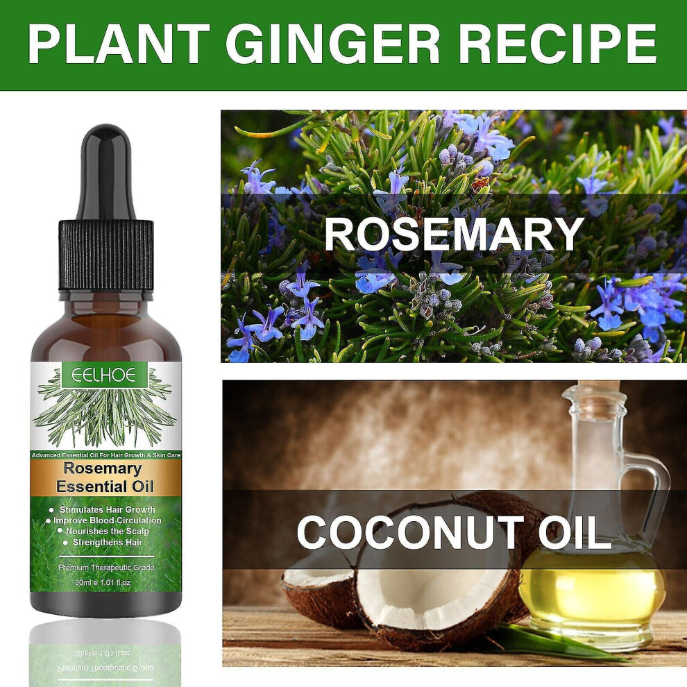 Rosemary Hair Oil Nourishment Scalp Stimulates Hair Growth Hair Care Oil
