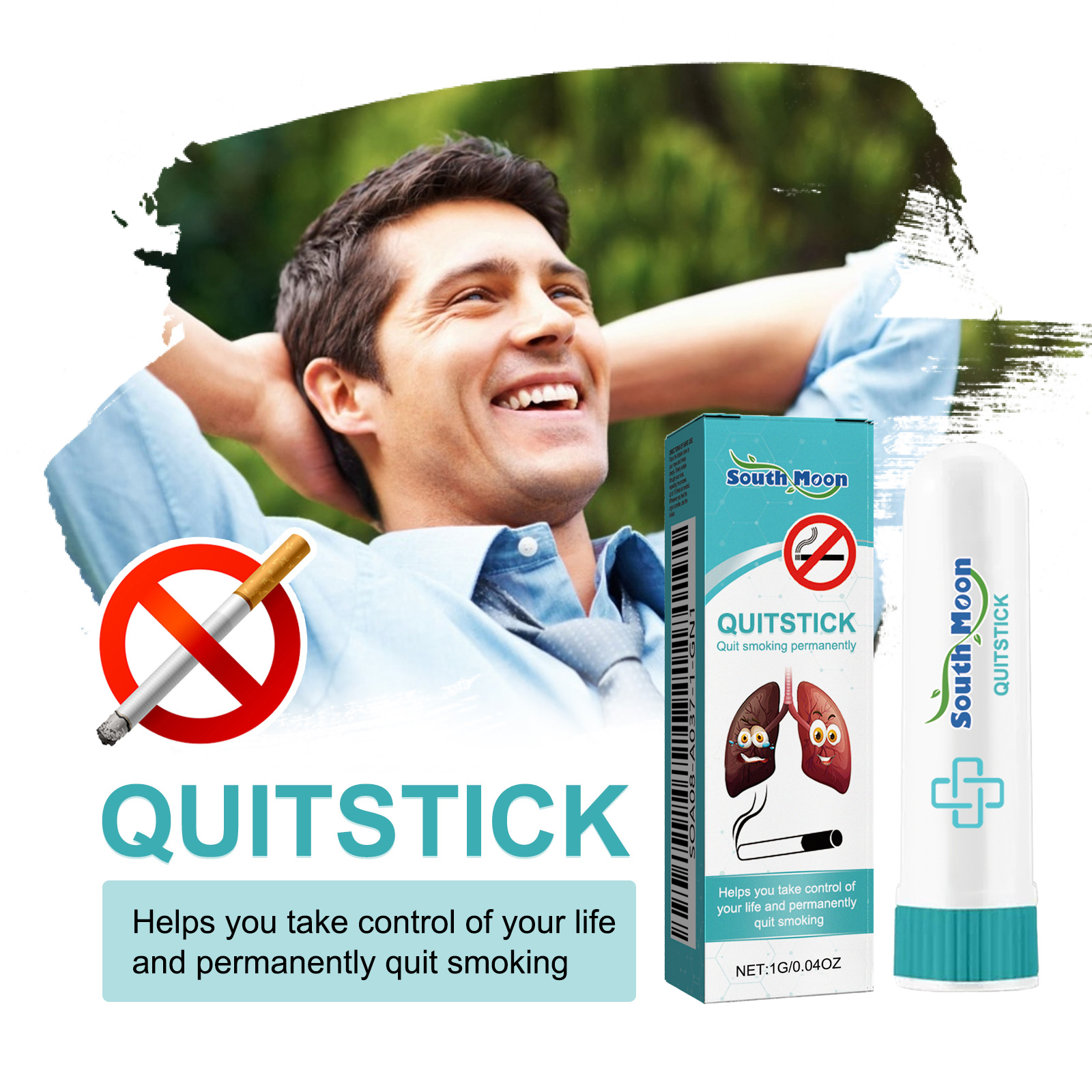 Herbal Nasal Inhaler Stick Black Pepper Lavender Lobelia For Smoking Urge Support Daily Freshness