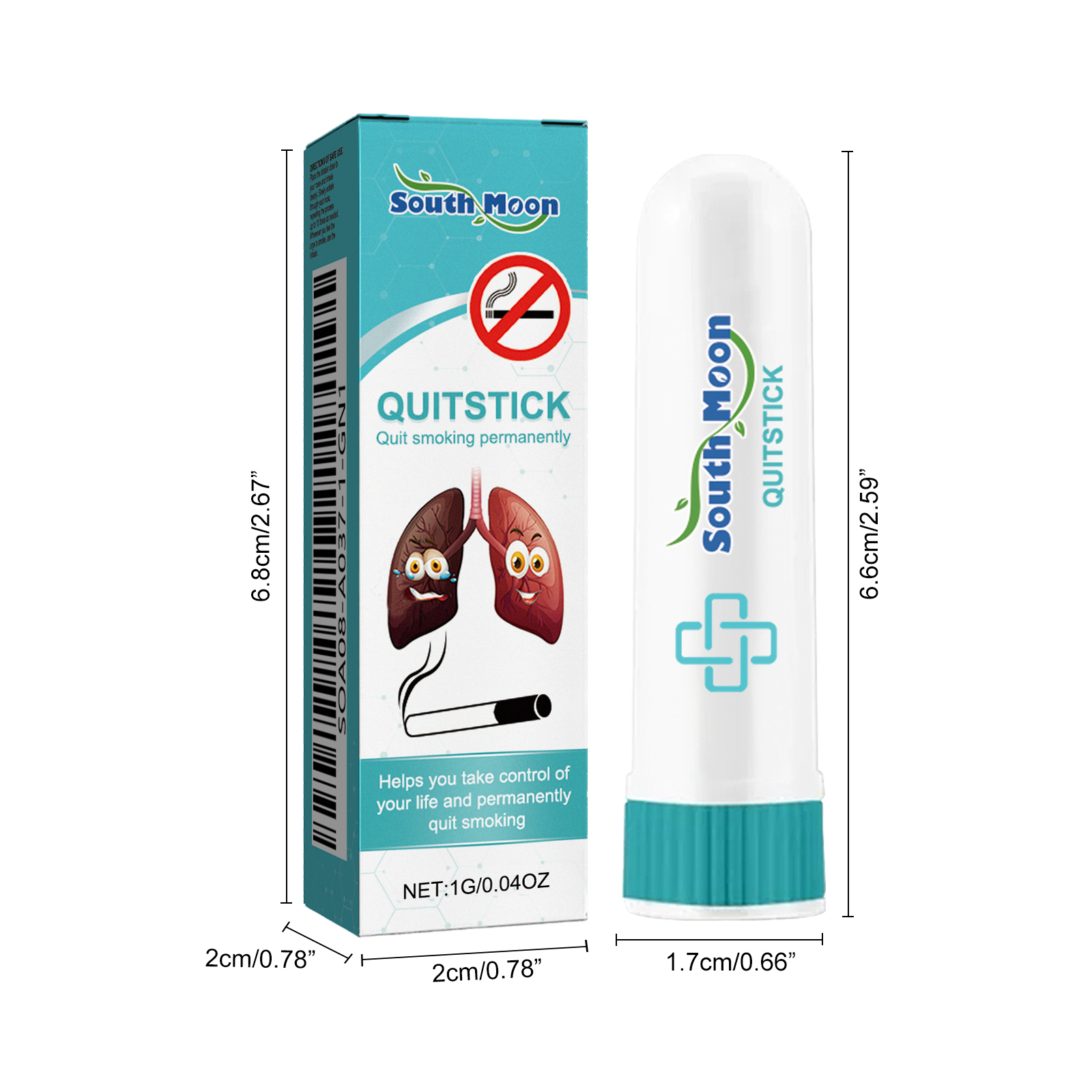 Herbal Nasal Inhaler Stick Black Pepper Lavender Lobelia For Smoking Urge Support Daily Freshness