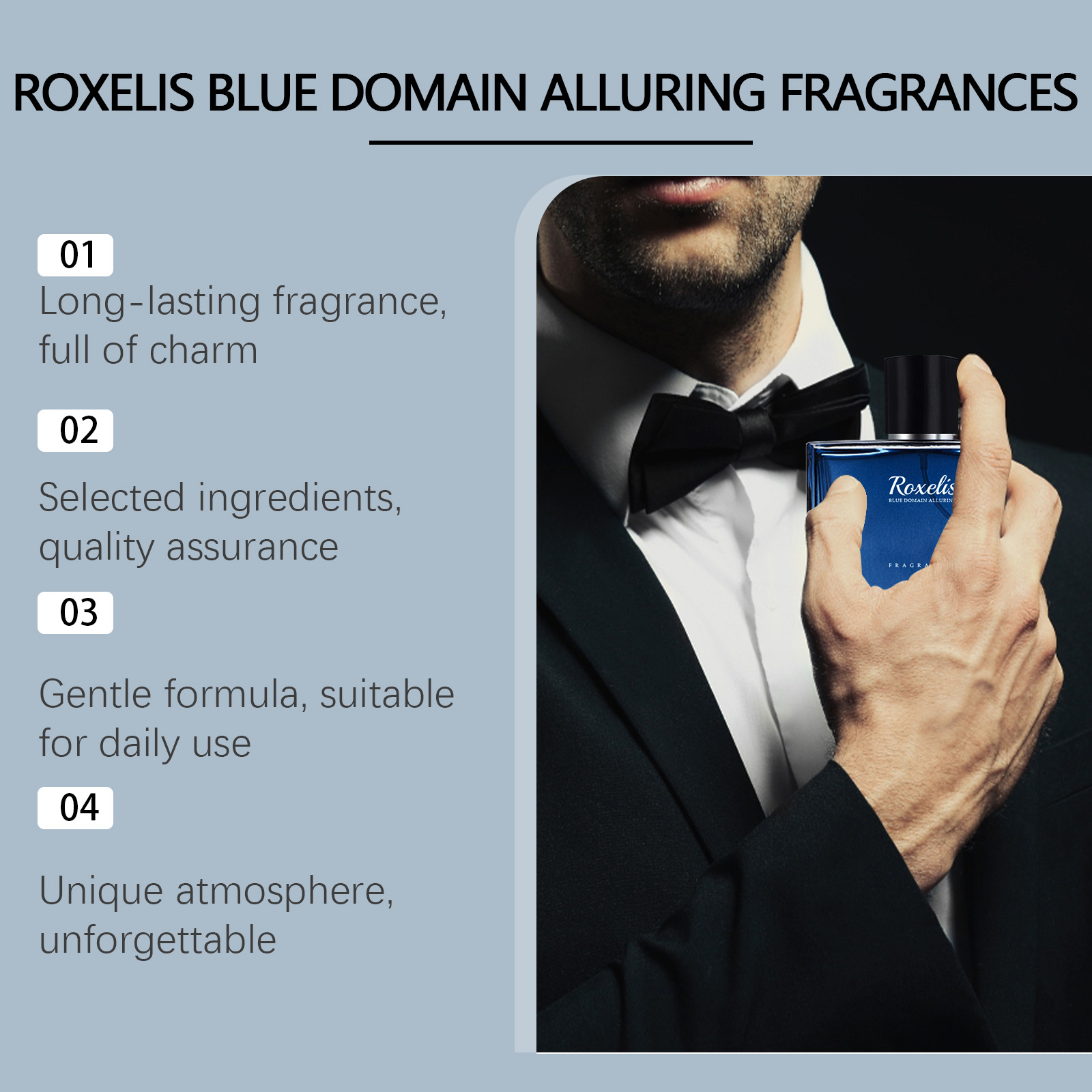 Blue City Cologne Long Lasting Fresh Scent For Men Daily Wear And Dating 50ml