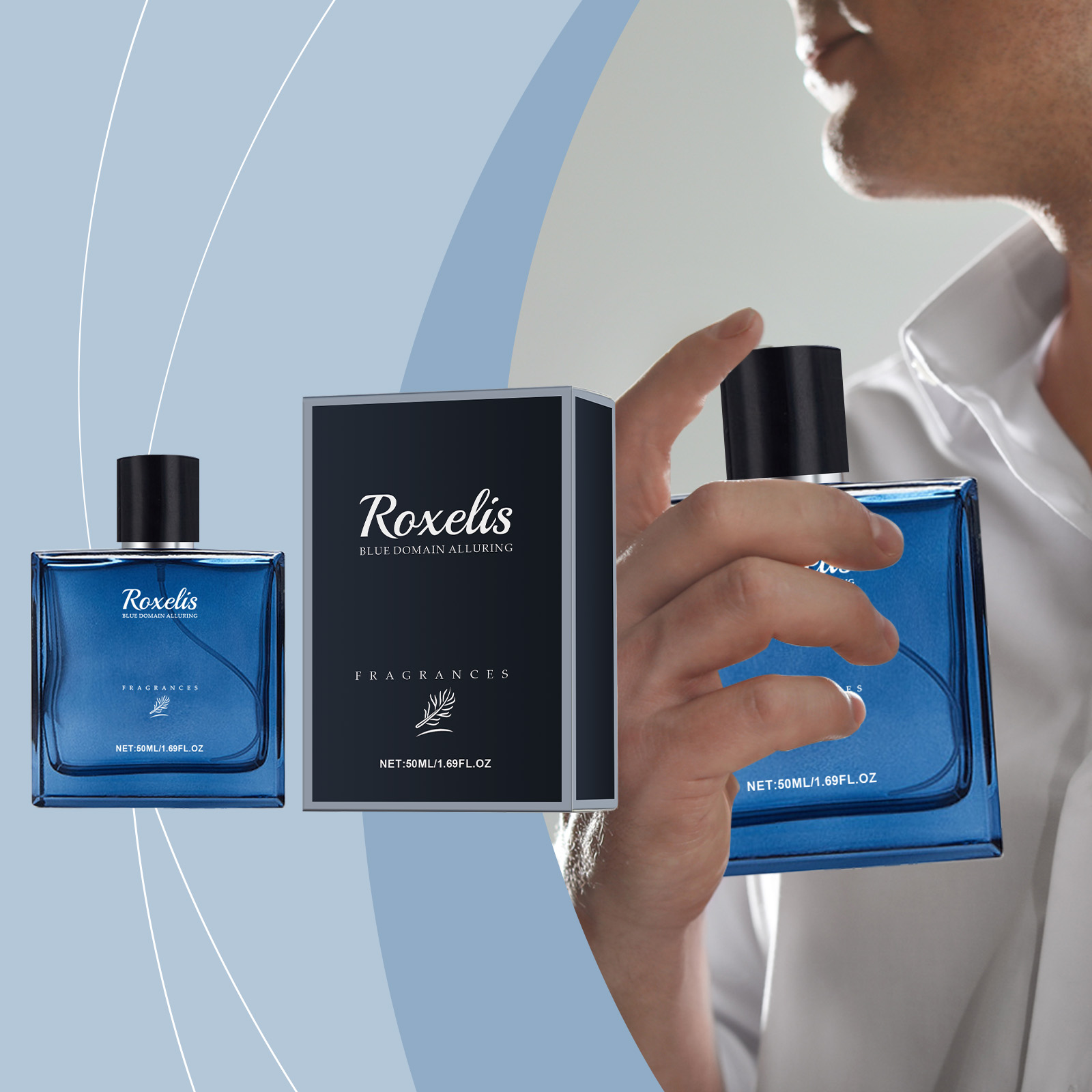 Blue City Cologne Long Lasting Fresh Scent For Men Daily Wear And Dating 50ml