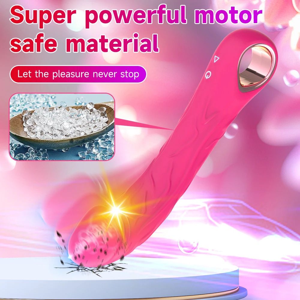 (Rose Red) Adult Sex Toy Realistic Dildo Sex Toys Vibrator for Women Insertable Massager Masturbation Orgasm Tool 10 Vibration Frequencies and 3 Speeds