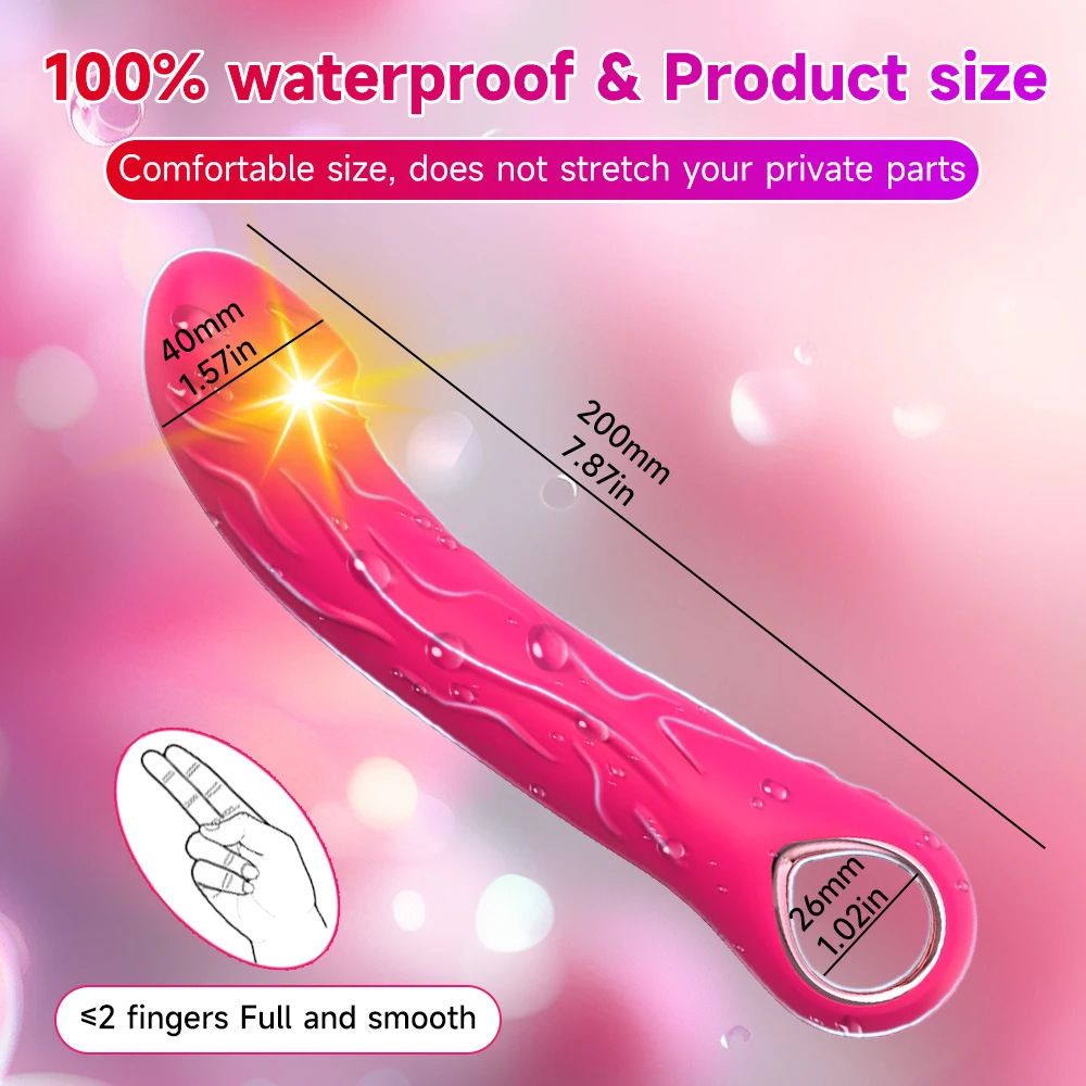 (Rose Red) Adult Sex Toy Realistic Dildo Sex Toys Vibrator for Women Insertable Massager Masturbation Orgasm Tool 10 Vibration Frequencies and 3 Speeds