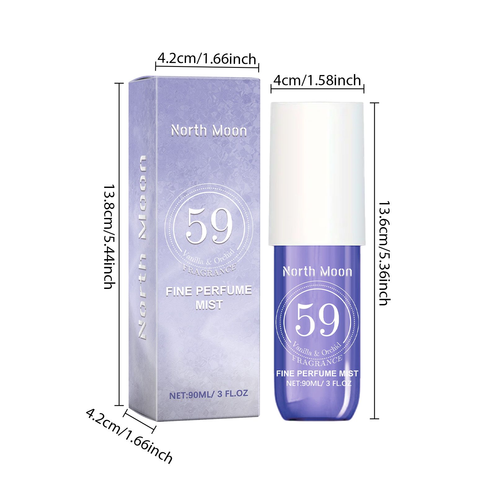 Vanilla Perfume Spray Fresh Orchid Scent Long Lasting For Daily Wear And Dating