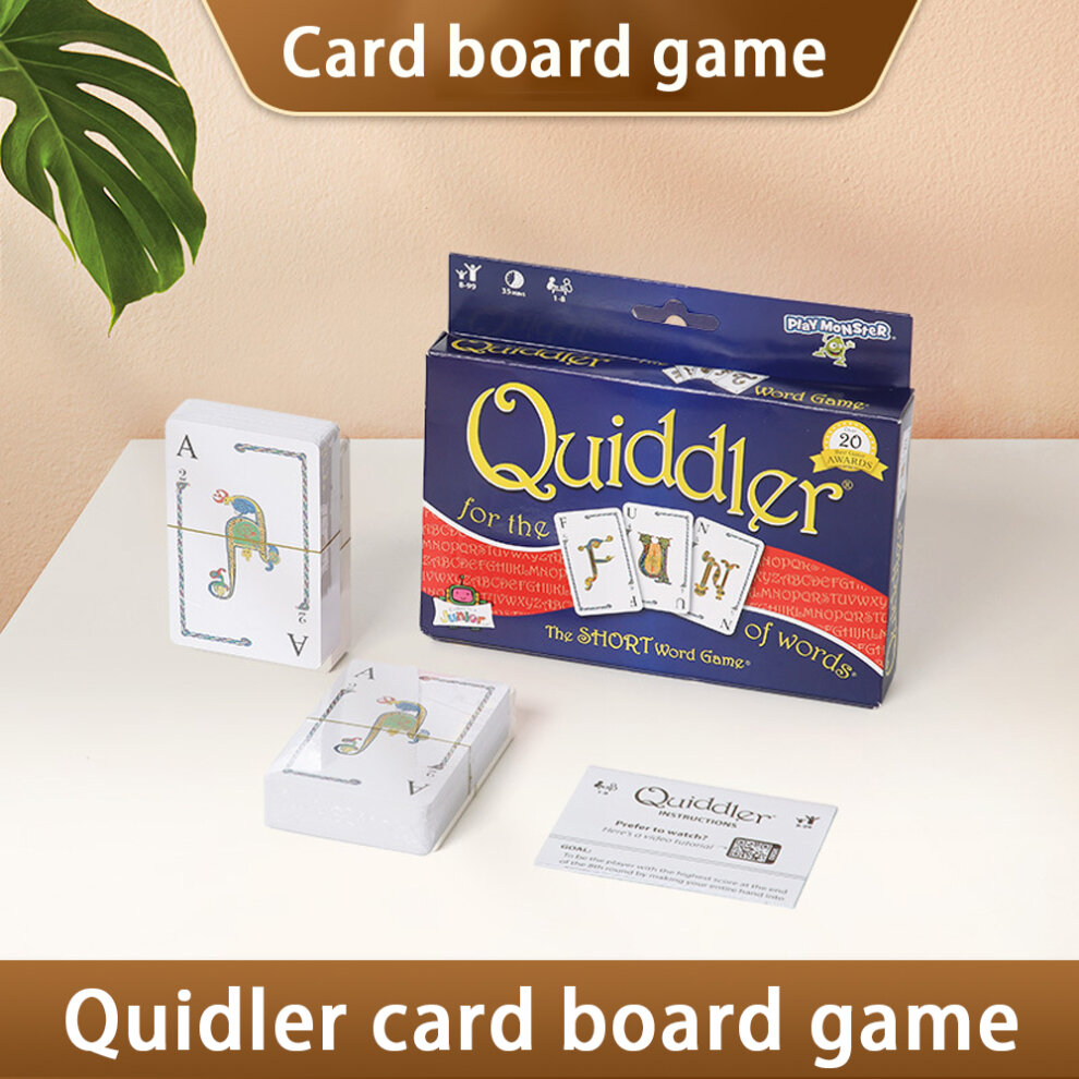 u3010Quiddleru3011Card Games Board Games Party Entertainment Games Solitaire Brand New