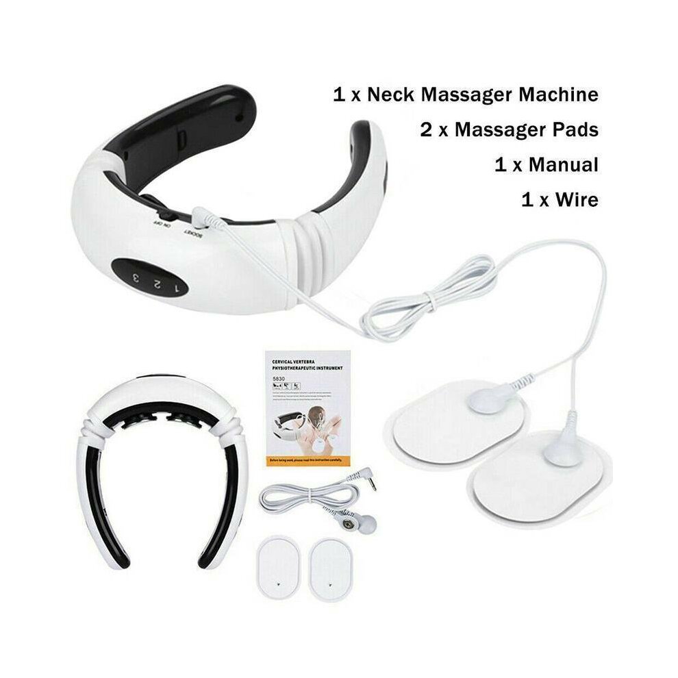 Pro Electric Cervical Neck Massager Body Shoulder Relax Massage Relieve Soft
