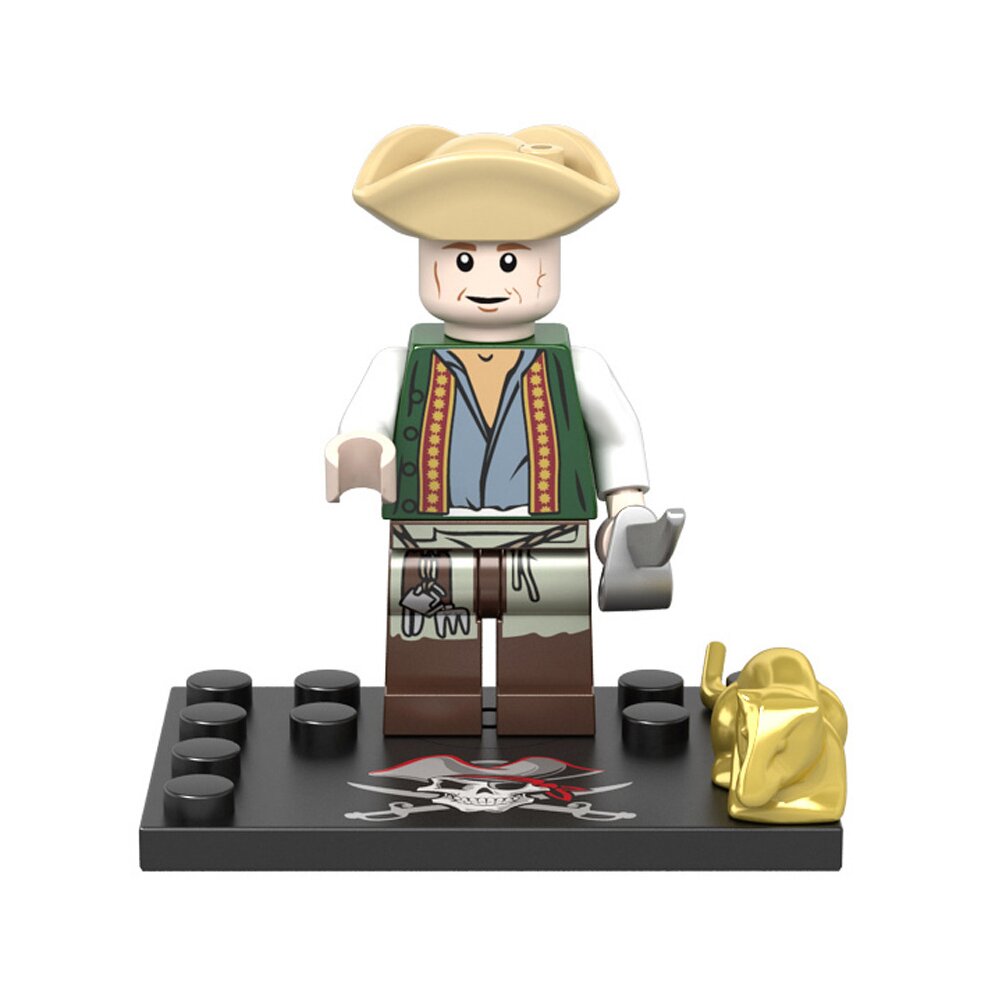 Pirates of the Caribbean Building Block Minifigures Toys Fit Lego 8PCS Action Figure with Bases Movies Fans Mini Characters Toys Collectible Stitching Figures as Party Gift for Kids Boy Girls Christmas Stockings