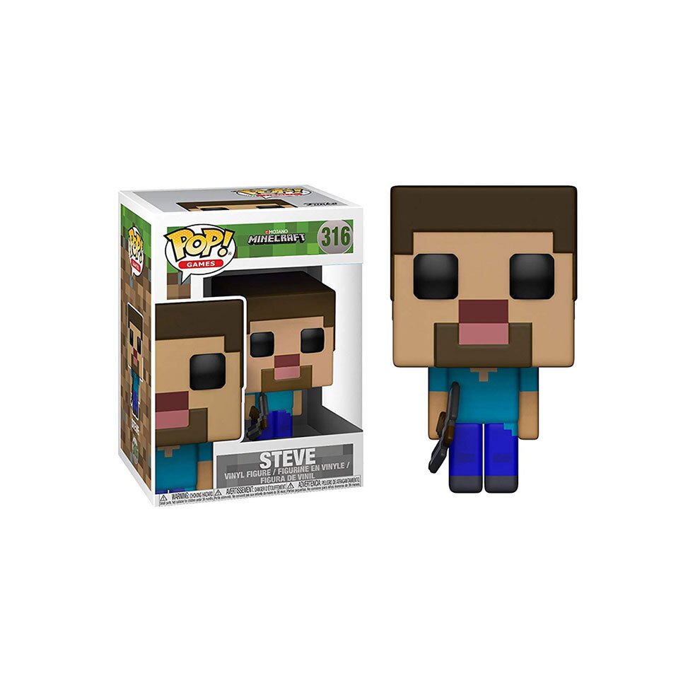 Funko Pop Minecraft Creeper Diamond Steve Figures Steve