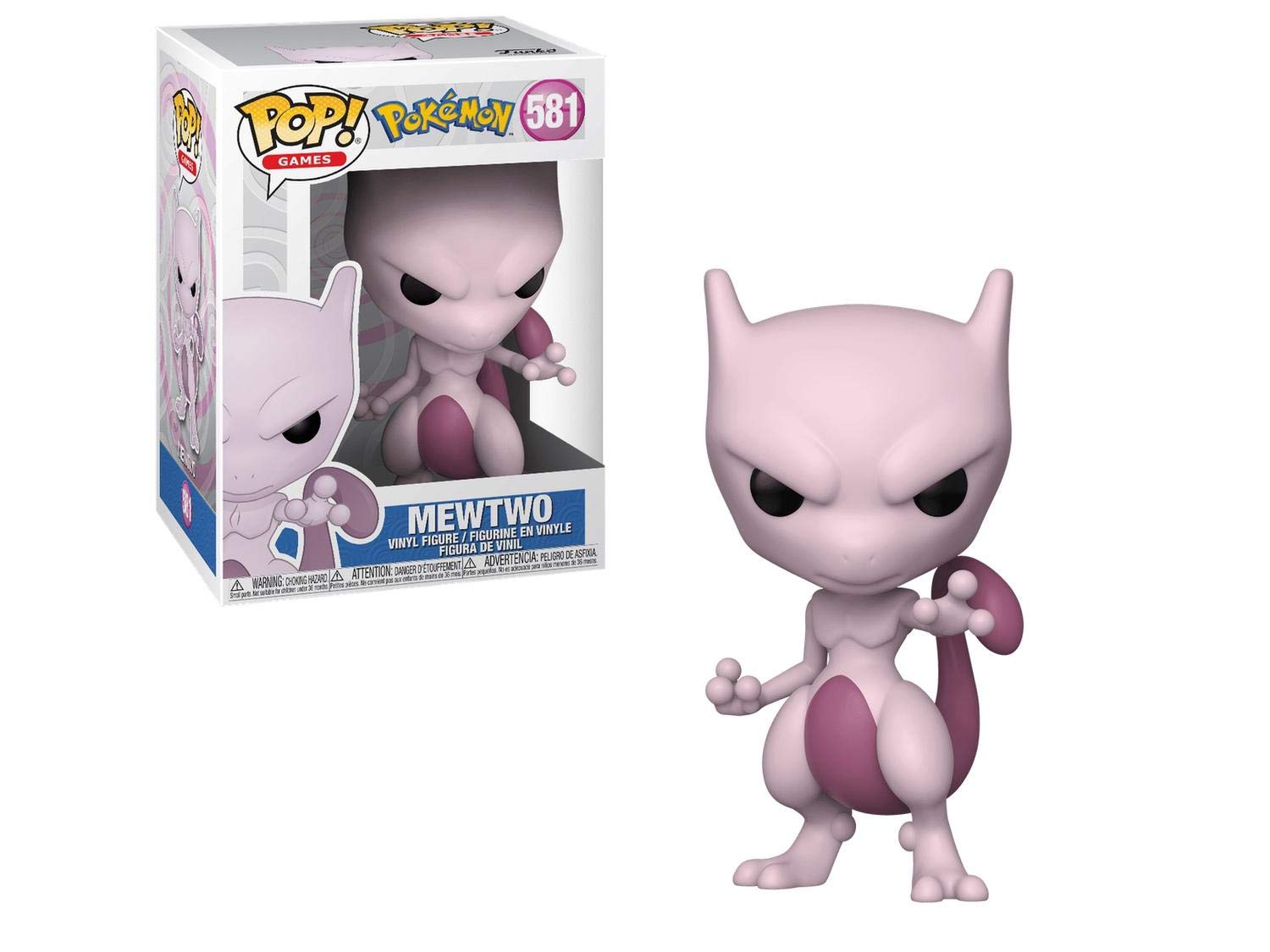 Funko POP Mewtwo Vinyl Figure Pokemon Action Figure Dolls Games Anime Toys for Collection Decoration Kids Gifts