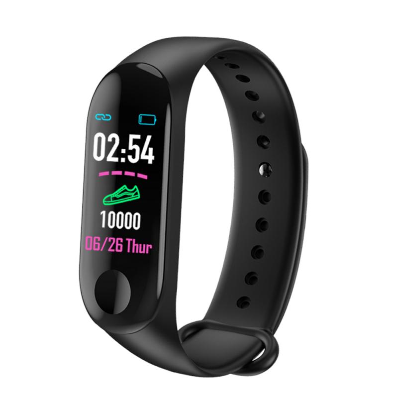 (Blue) Sports Wristband Band Women Men Kids Smartwatch Smart Band Bracelet