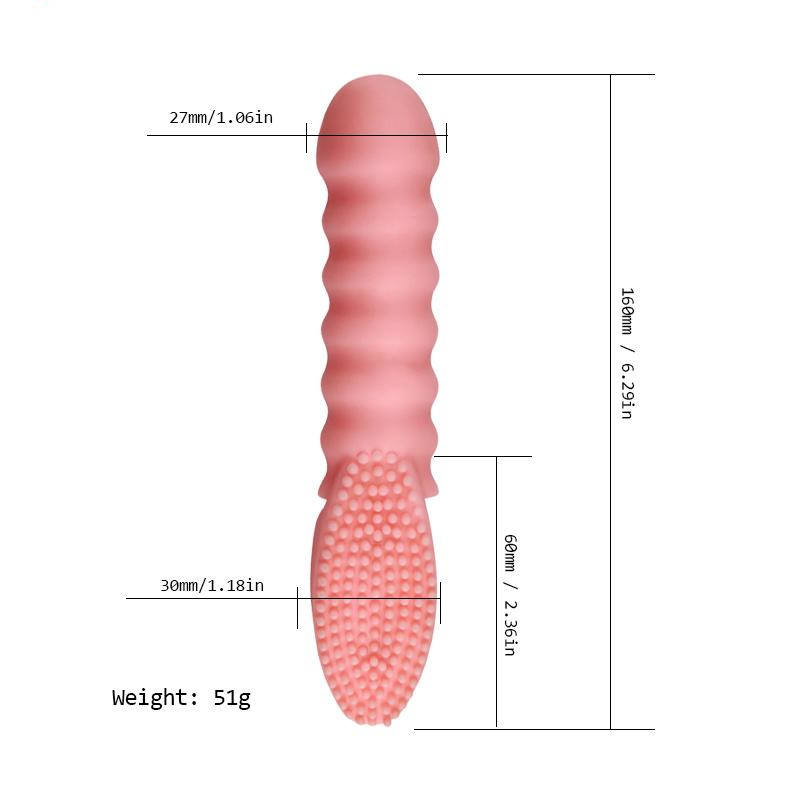 Sex Toy for her Female Masturbator Vagina Clitoral Vibrator Electric Adult Toy Girl Full Body Vibration Dildo Orgasm Massager Finger Shape Design Sex Pleasure