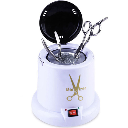 Nail Sterilizer Nail Art Equipment Manicure Machine High Temperature Disinfection Sterlizer Potable Makeup Accessories Nail Cleaner Tools With Glass Ball for Home Beauty Salon Sterilization