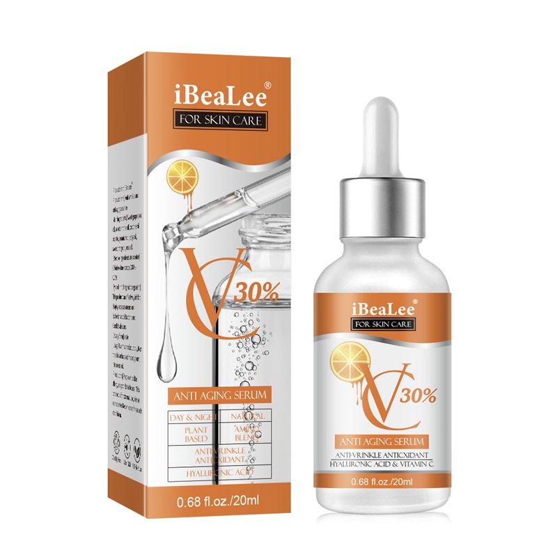 Vitamin C Anti Aging Serum Anti-Wrinkle Fades Fine Lines Face Essence