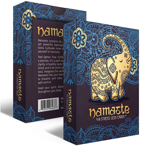 Namaste Stress Less Cards Board Games Anxiety Relief Spiritual Gifts Self Care