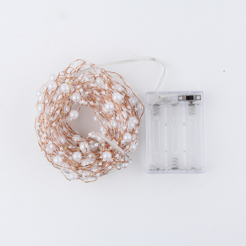 (2M 20 LED) String Lights Copper Wire Light for Indoor Outdoor Lighting Bedroom Wedding Decor Party Christmas Tree Decoration Battery Operated