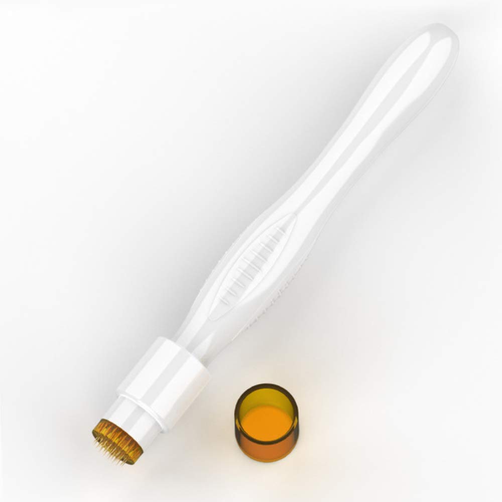(0.25mm) Derma Stamp Pen 40Pin Micro Needle Titanium Roller Professional Beauty Facial Body Beauty Devices Skin Care Anti Aging Hair Loss Acne Scars