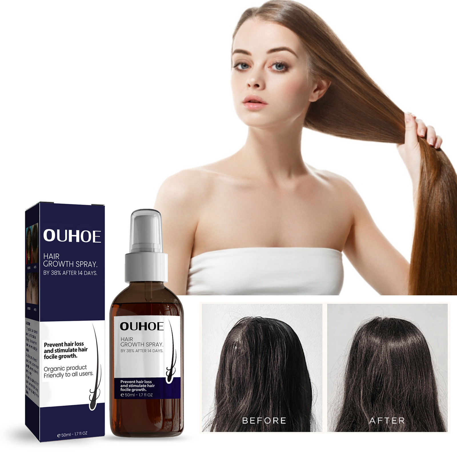 Hair Lotion Serum Essence Oil Hair Applicator Hair Growth Treatment Hair Anti Hair Loss Spray Stripping and Repairing Damaged Hair Roots for Men Women