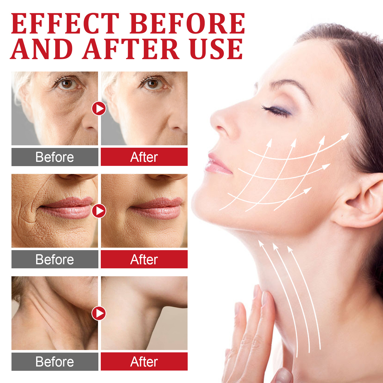 Face Firming Cream Neck Tightening Cream Hydrating Firming Facial Cream Lighten Fine Lines  Deep Moisturizing Wrinkle Removal