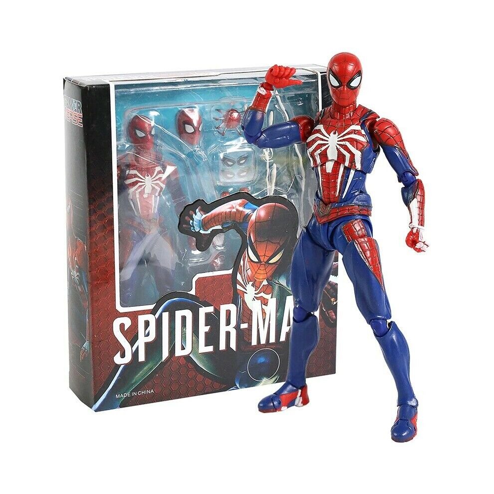 Spiderman Action Figures SHF Spiderman Advanced Suit Figure Movie Hero Series Collectible Model Toy Gift for Kids