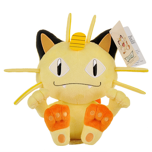 Pokemon Plush Toy Meowth Kawaii Stuffed Dolls for Girls Soft Toys for Kids Birthday Christmas Gift 25cm