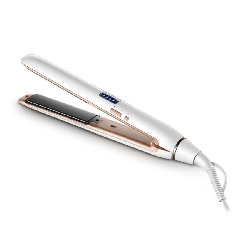 Professional Hair Straightener 2in1 Flat Iron Curling Styler Ceramic Hair Curer PTC Heated Digital Display