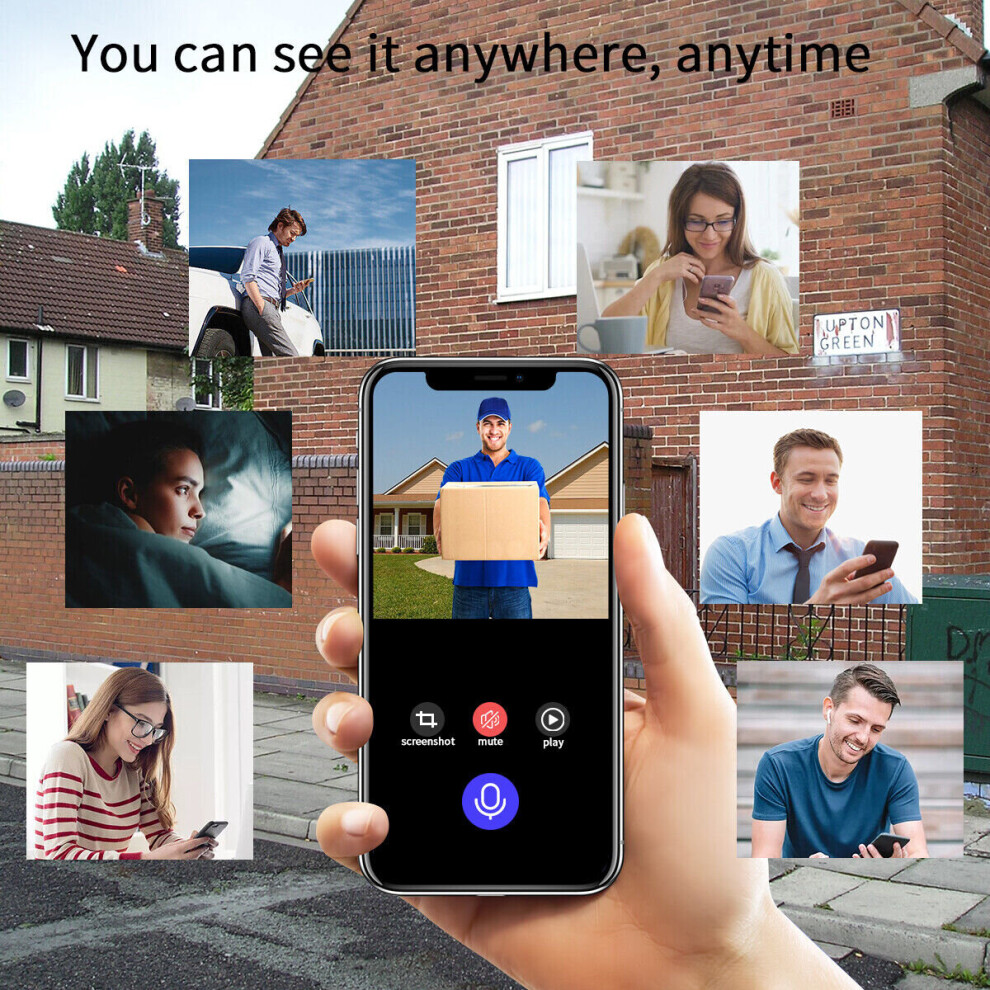 Wireless Video Doorbell Camera WiFi Real-time Intercom Doorbell Ring