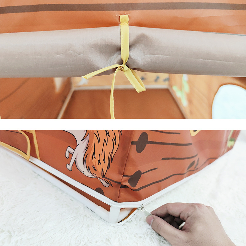 Childrens Mongolian Yurt Play Tent - Babys Durable and Safe Playhouse