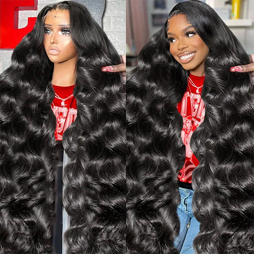 200 Percent Body Wave Human Hair Wigs 13x6 13x4 Hd Lace Frontal Wig Pre Plucked Black Wig For Women Brazilian Wigs Remy Hair
