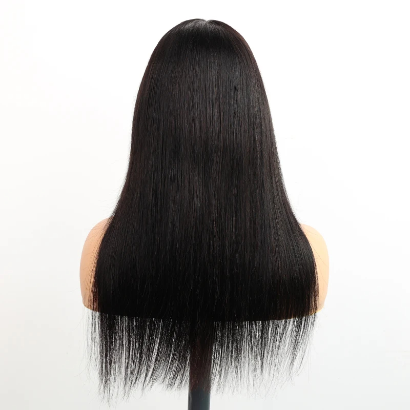 (18 inches) Straight Lace Front Wigs Human Hair Wig for Black Women 18-26inch Natural Color 13x4 Lace Front Human Hair Wig 150 Percent Density
