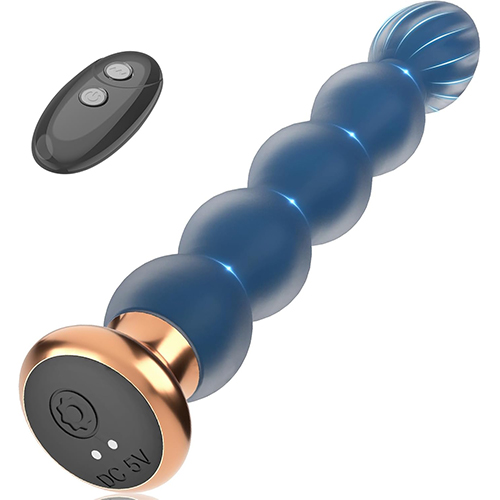 Vibrating Anal Beads Butt Plug Vibrator Anal Toys Remote Control Anal Plug G Spot Stimulor Prostate Massager Sex Toys for Couples Men and Women