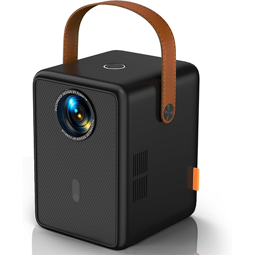 Electric Focus Mini Portable Projector 500 ANSI FunFlix G1 5G WIFI Bluetooth Projector 1080P Full HD Supported 300 Inch Display Zoom Home Cinema Video Projector for TV Stick Smartphone HDMI USB PS5