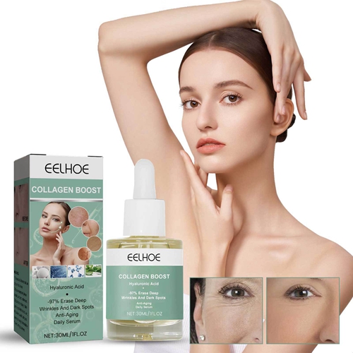 Collagen Skin Essence Anti Dark Spots Serum Fade Fine Lines Remove Wrinkles Improve Dry Skin Moisturiz Smooth Skin Anti Aging Hydrates Skin Care 30ml