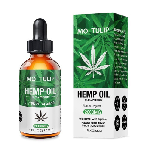 2000mg Hemp Oil - Natural Organic Hemp Seed Extract 30 ml