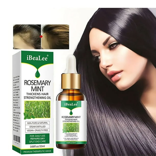 Rosemary Mint Hair Strengthening Oil Hair Growth Serum Hair Growth Nutrient Solution Conditioner for Men And Women 20ml