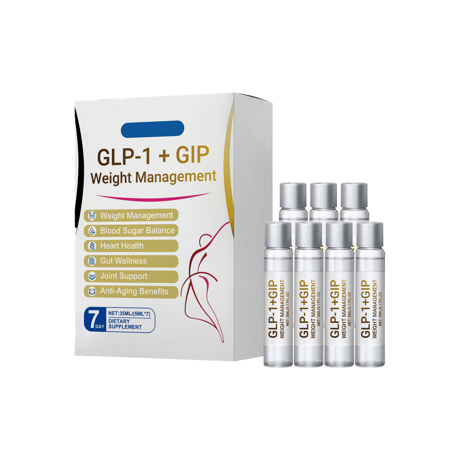 Daily Weight Management Body Care Drops | Gentle Nourishing Formula for Daily Vitality & Lightweight Body | Natural Supplement to Support Energy, Comfort & Bala