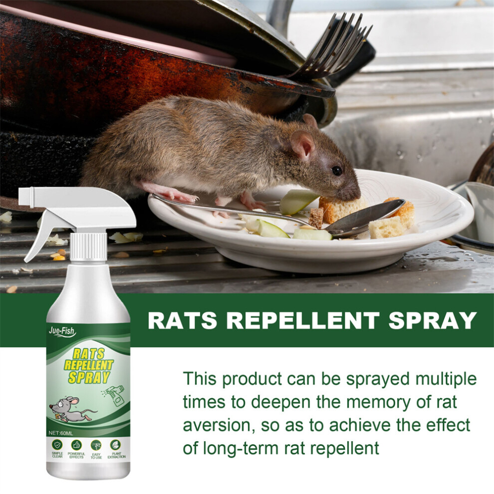Mouse Repellent Spray Rat Spray Peppermint Oil Natural Mice Repellent Perfect Alternative to Traps Bait