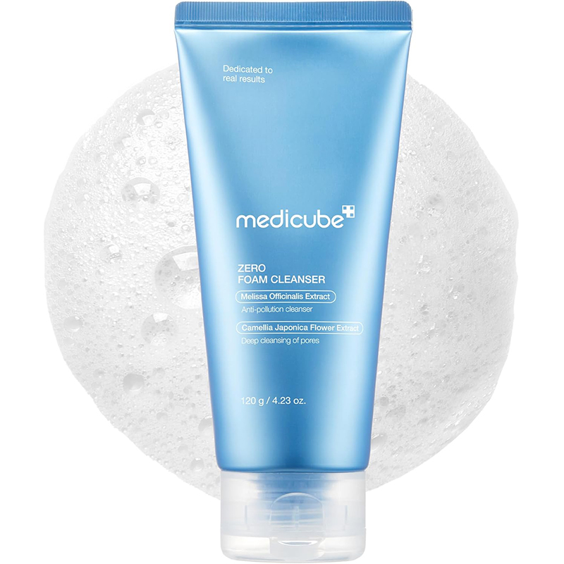 medicube Zero Foam Cleanser for Sensitive Skin Sebum Control Moisture Balance and Pore Minimization Korean Skincare Skin Healthy and Glowing Routine 120g