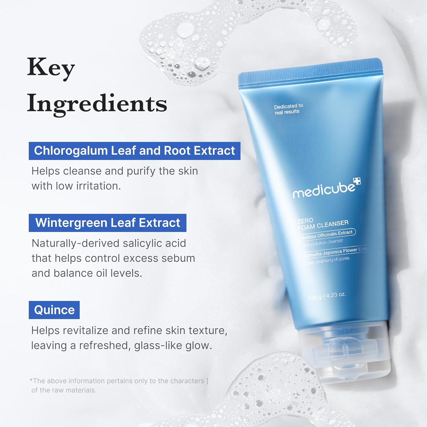 medicube Zero Foam Cleanser for Sensitive Skin Sebum Control Moisture Balance and Pore Minimization Korean Skincare Skin Healthy and Glowing Routine 120g