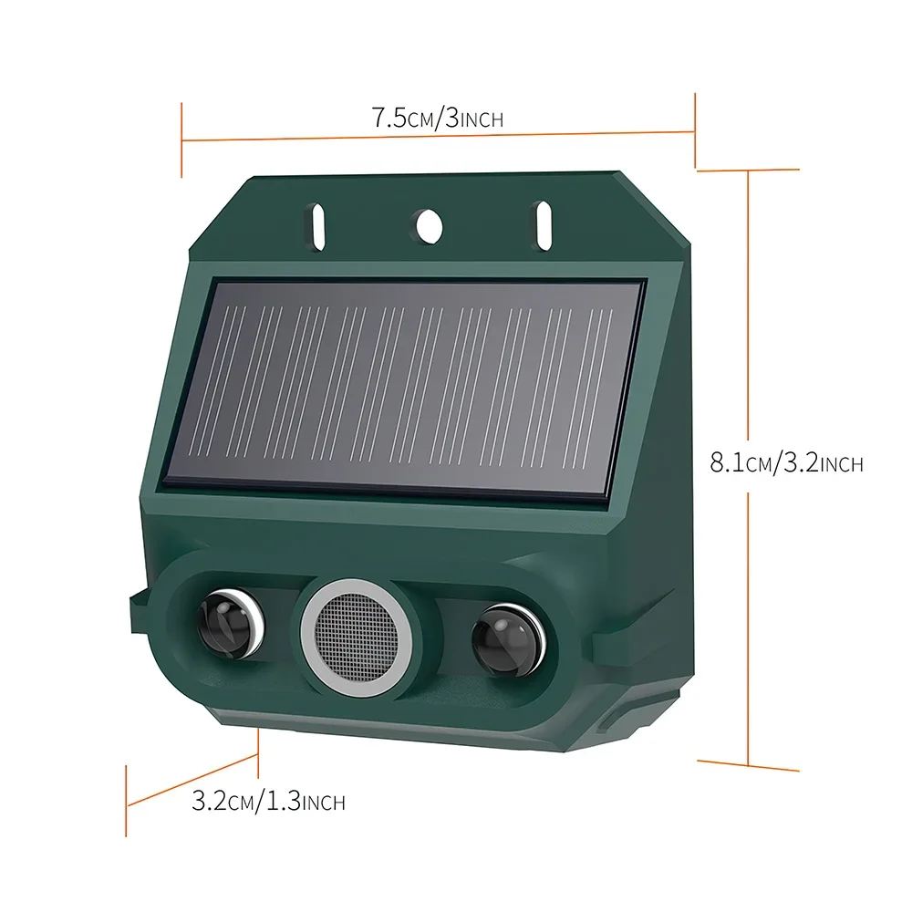 Solar Infrared Motion Sensor Alarm IP65 Siren Outdoor Strobe Light Waterproof Villa Farm Garden Security Alarm System
